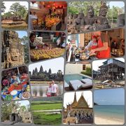 Foto-Collage Kambodscha